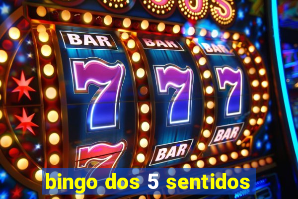 bingo dos 5 sentidos